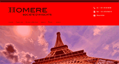 Desktop Screenshot of homere-avocats.com